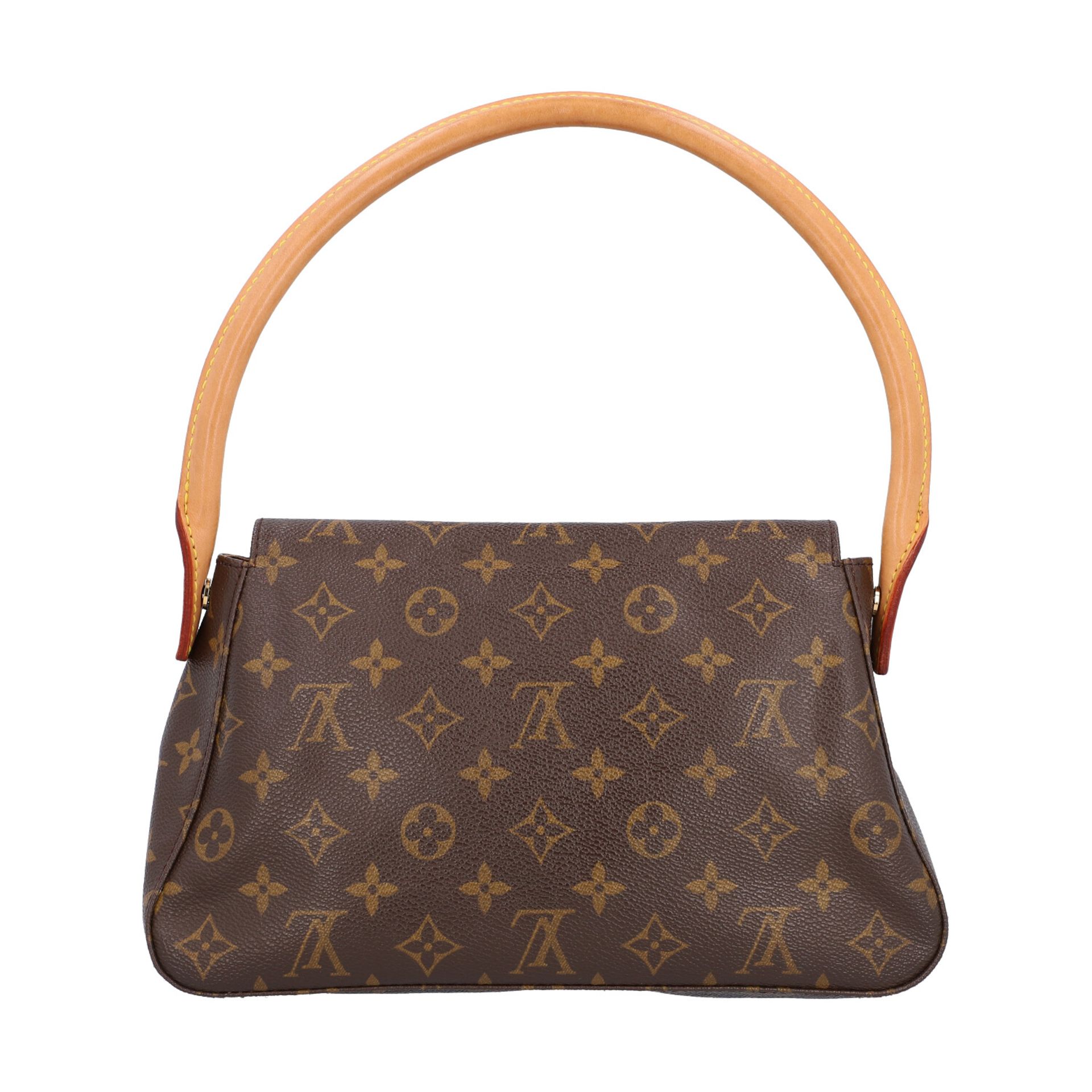 LOUIS VUITTON Schultertasche "MINI LOOPING", Koll. 2002.Monogram Canvas Serie, Schulterriemen aus - Bild 4 aus 8