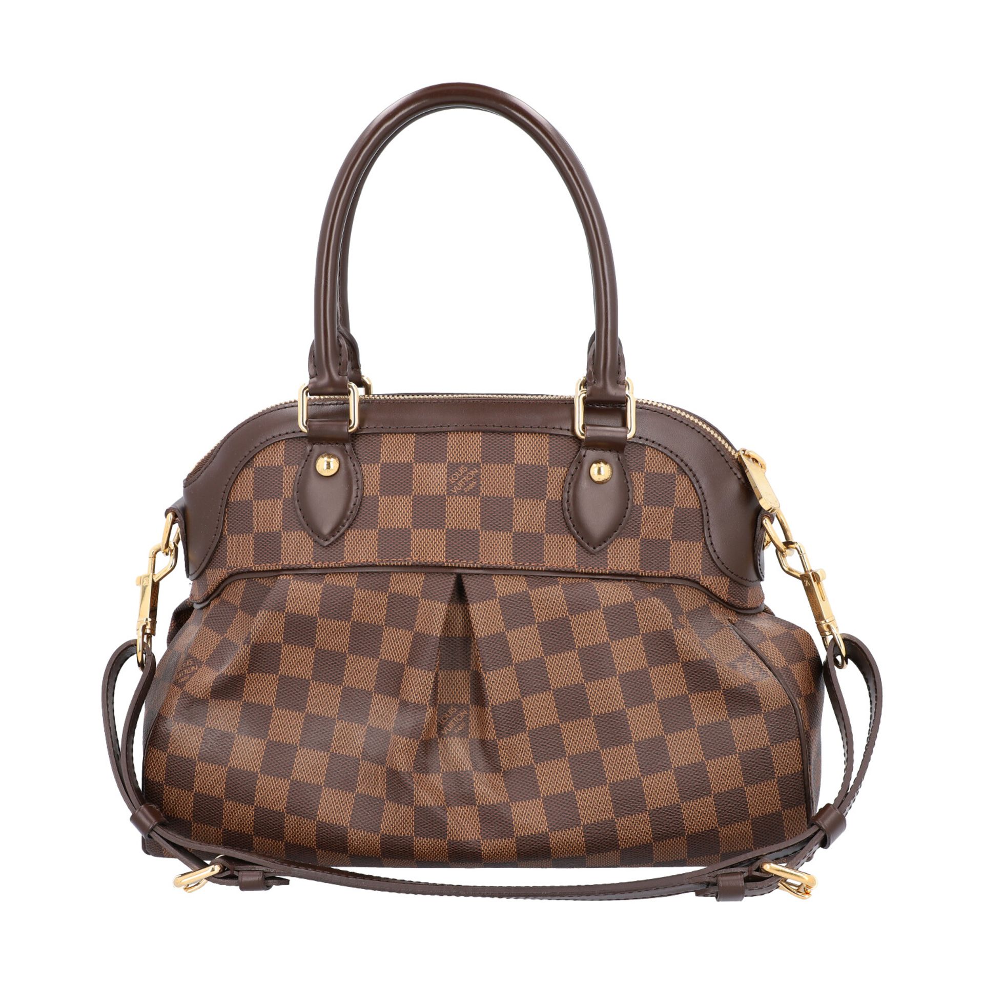 LOUIS VUITTON Handtasche "TREVI PM", Koll. 2007.NP.: 1.100,-€. Damier Ebene Serie mit