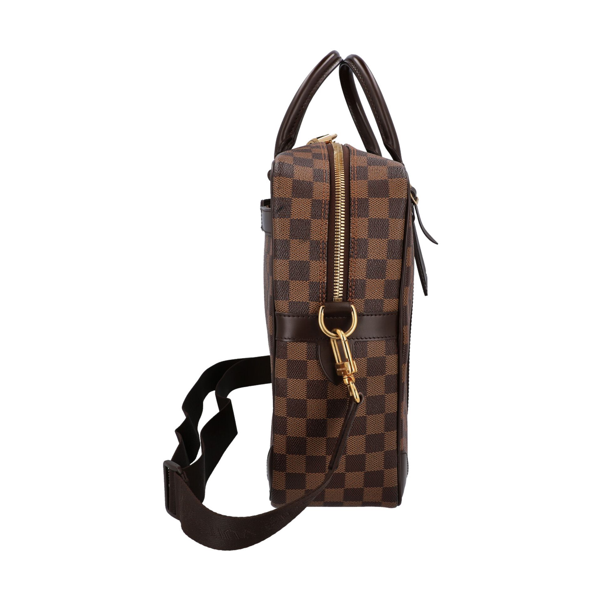 LOUIS VUITTON Messenger Bag "I CARE", Koll. 2011.Akt. NP.: 1.790,-€. Damier Ebene Serie mit - Bild 3 aus 8