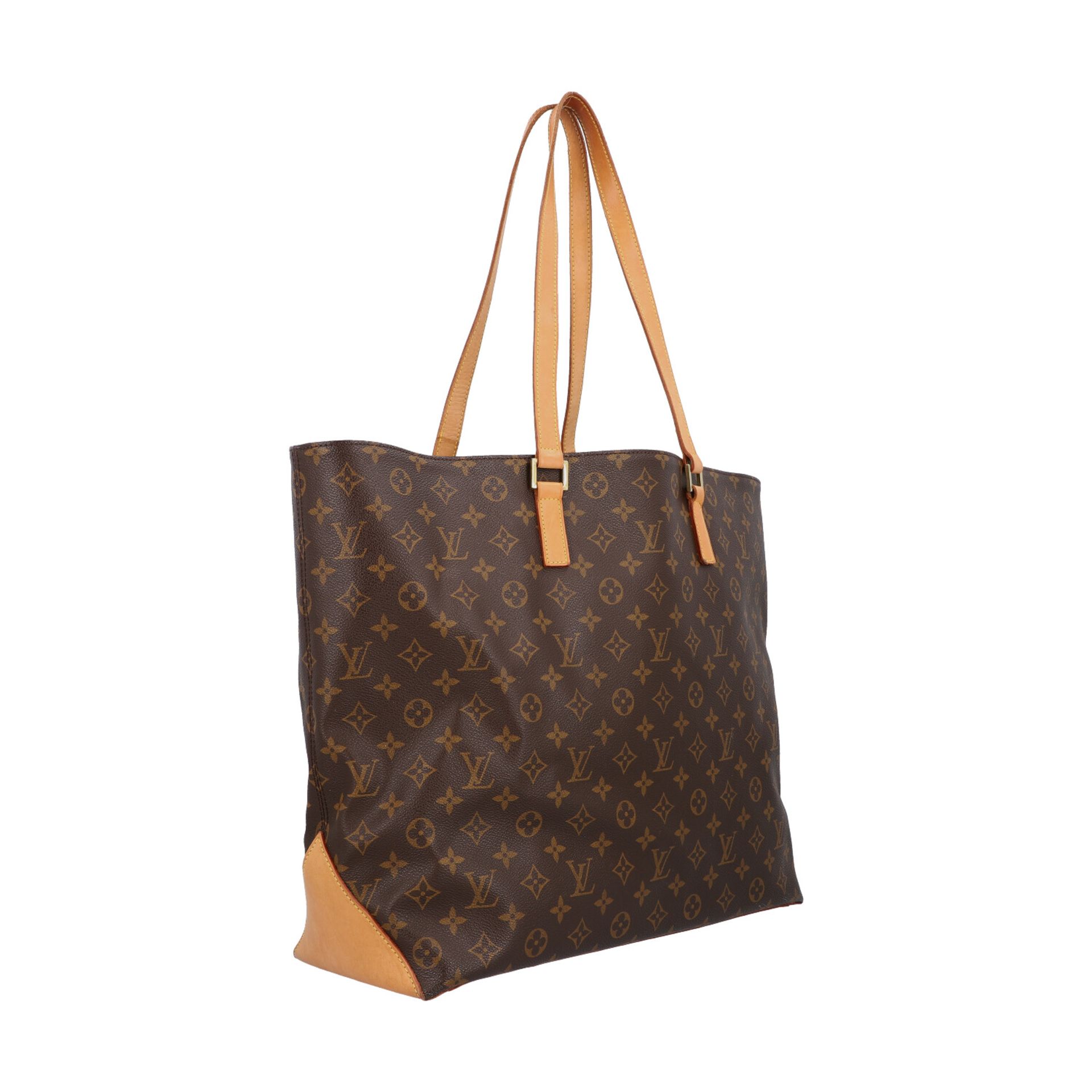 LOUIS VUITTON Shopper "CABAS ALTO GM", Koll. 2000.Monogram Canvas Serie, lange Doppelhenkel aus - Bild 2 aus 8