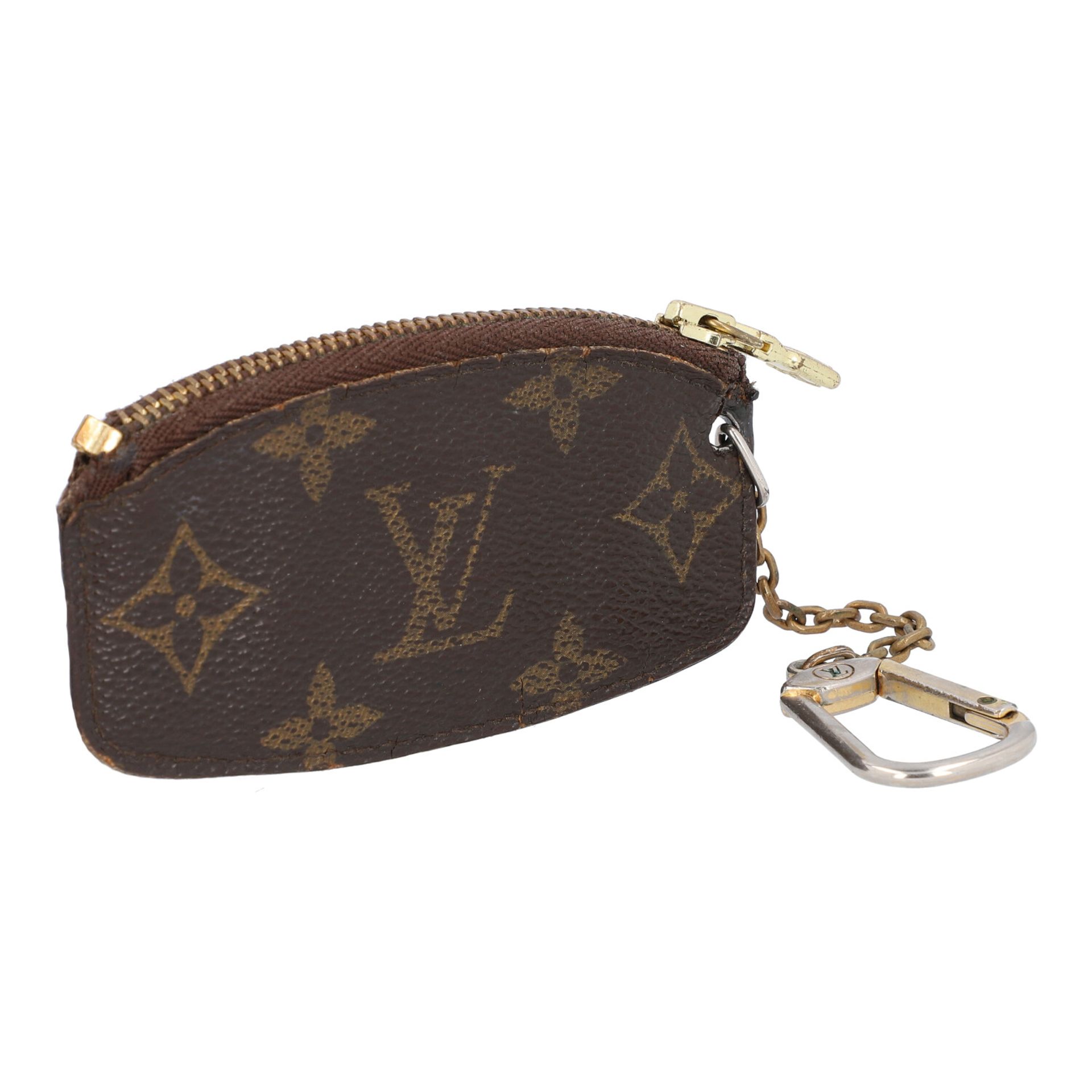 LOUIS VUITTON VINTAGE Etui, Koll.: 1982.Monogram Canvas Serie mit Reißverschluss und Schlüssel- - Bild 2 aus 5