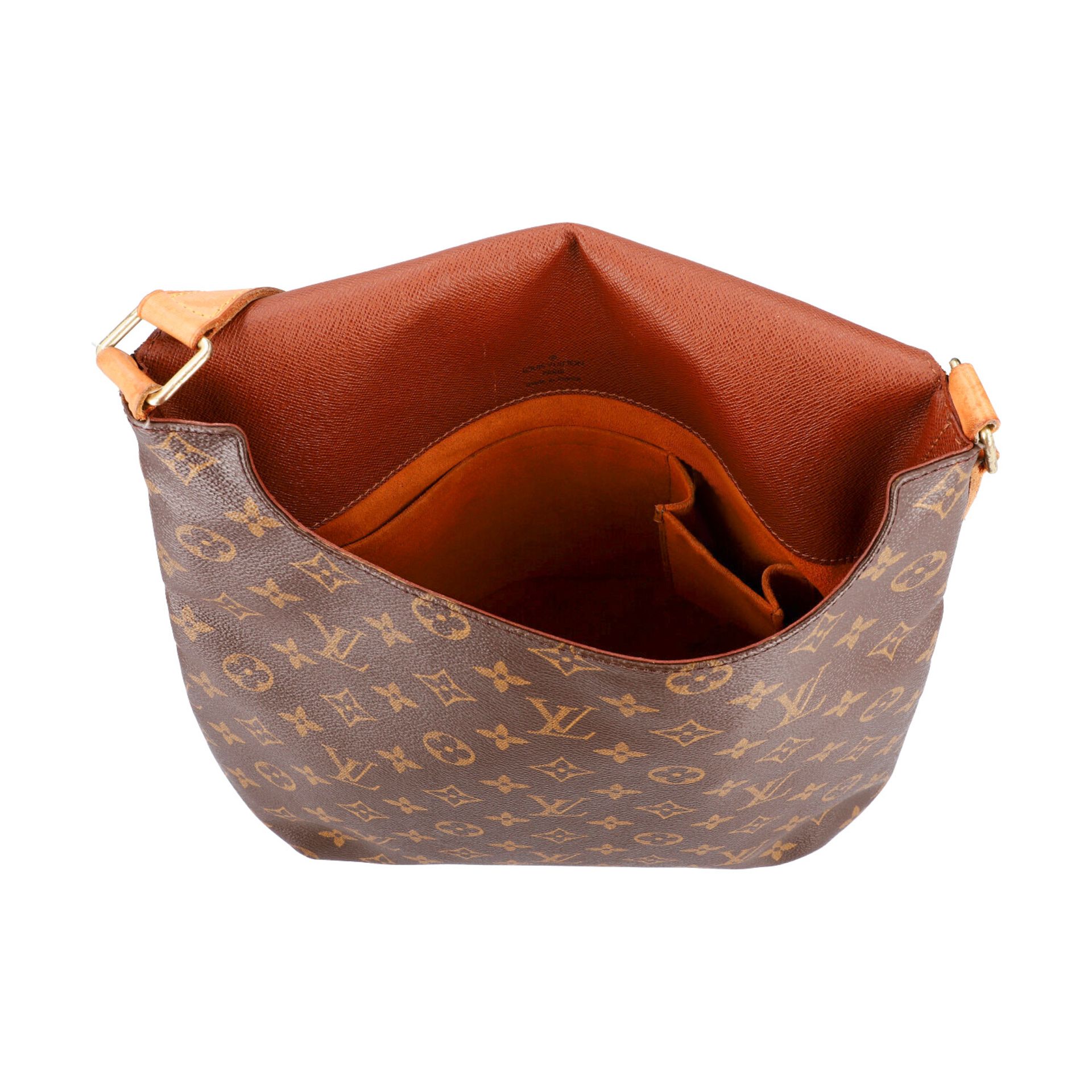 LOUIS VUITTON Umhängetasche "SALSA GM", Koll. 2003.Monogram Canvas Serie, schmales, längliches - Bild 6 aus 8