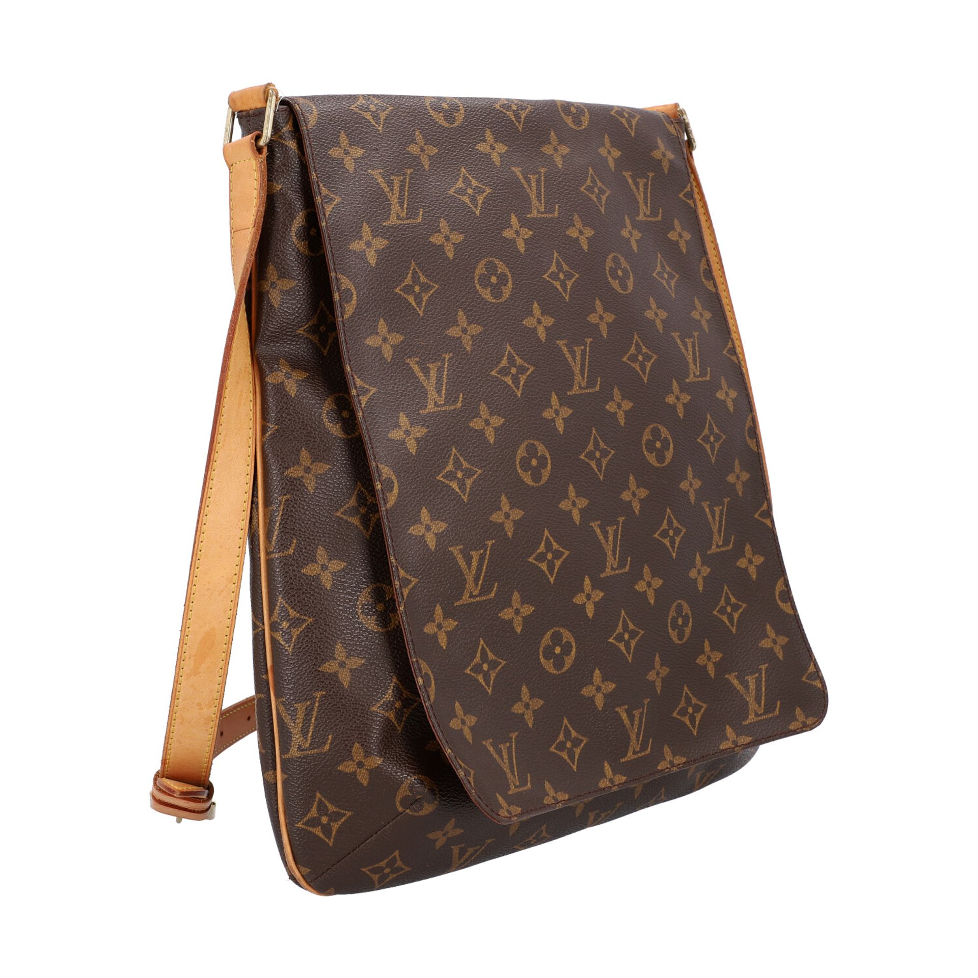 LOUIS VUITTON Umhängetasche "SALSA GM", Koll. 2003.Monogram Canvas Serie, schmales, längliches - Bild 2 aus 8