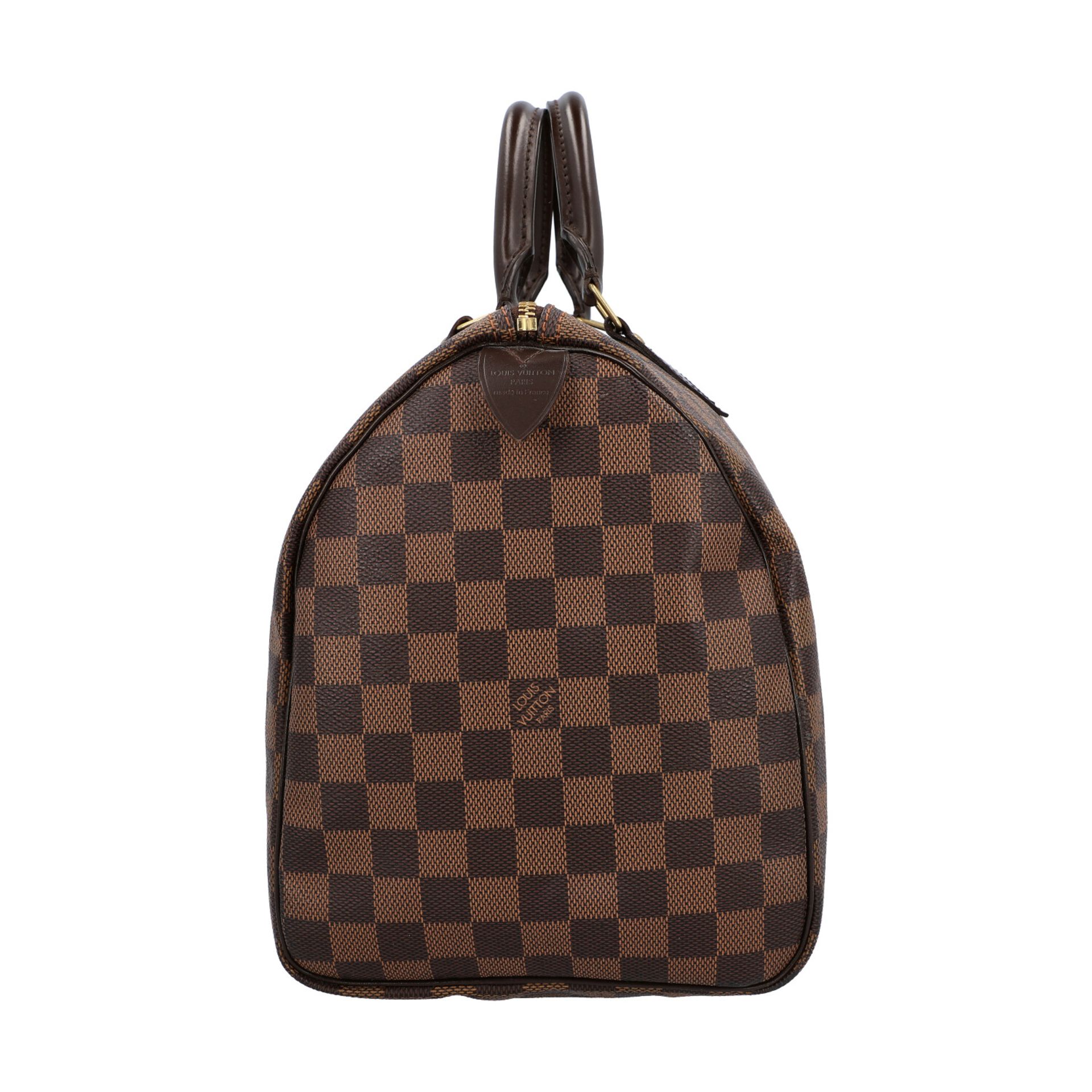 LOUIS VUITTON Handtasche "SPEEDY 35", Koll. 2009.Akt . NP.: 855,-€. Damier Ebene Canvas Serie mit - Bild 3 aus 8