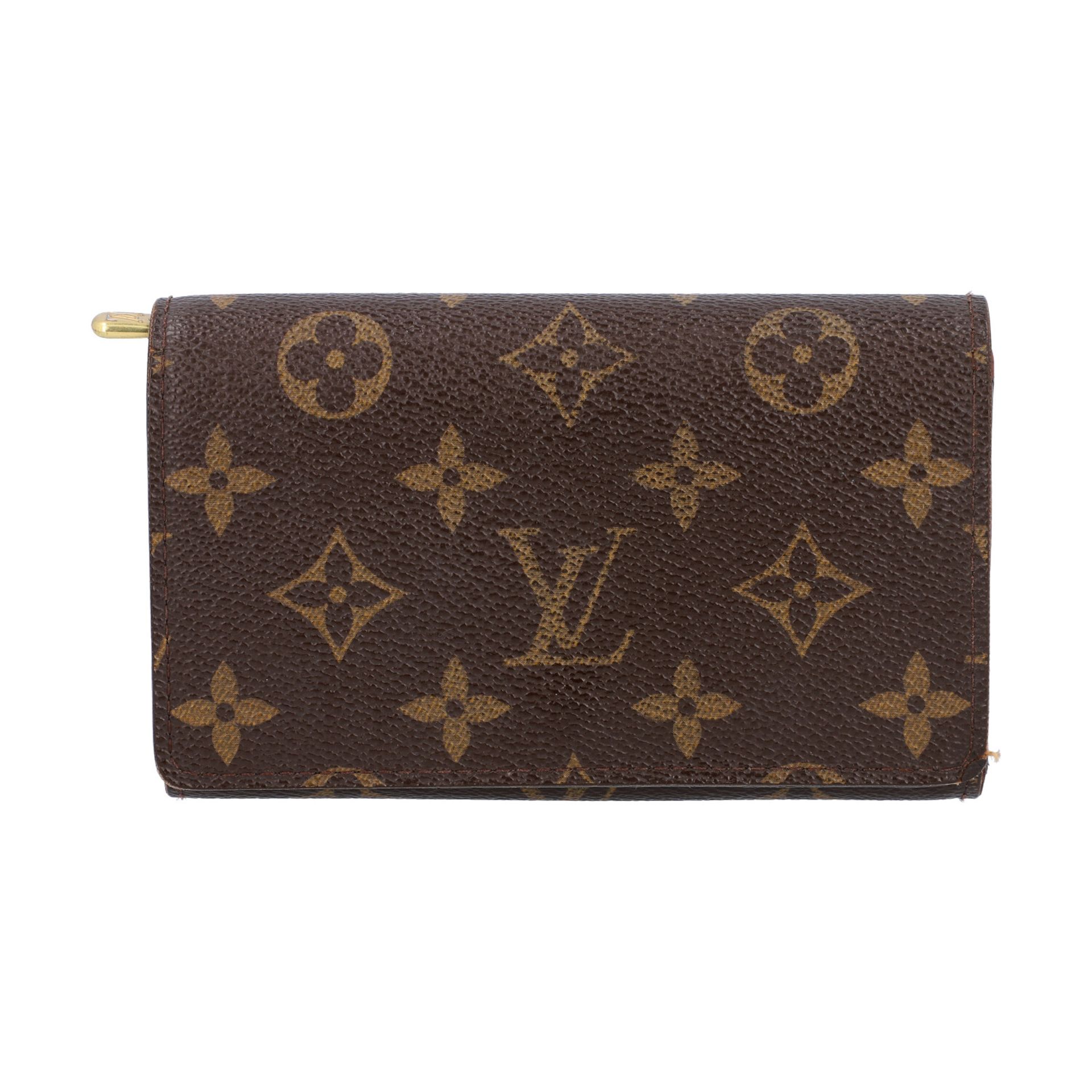 LOUIS VUITTON Portemonnaie "TRÉSOR", Koll. 2007.NP. ca.: 450,-€. Monogram Canvas Serie mit