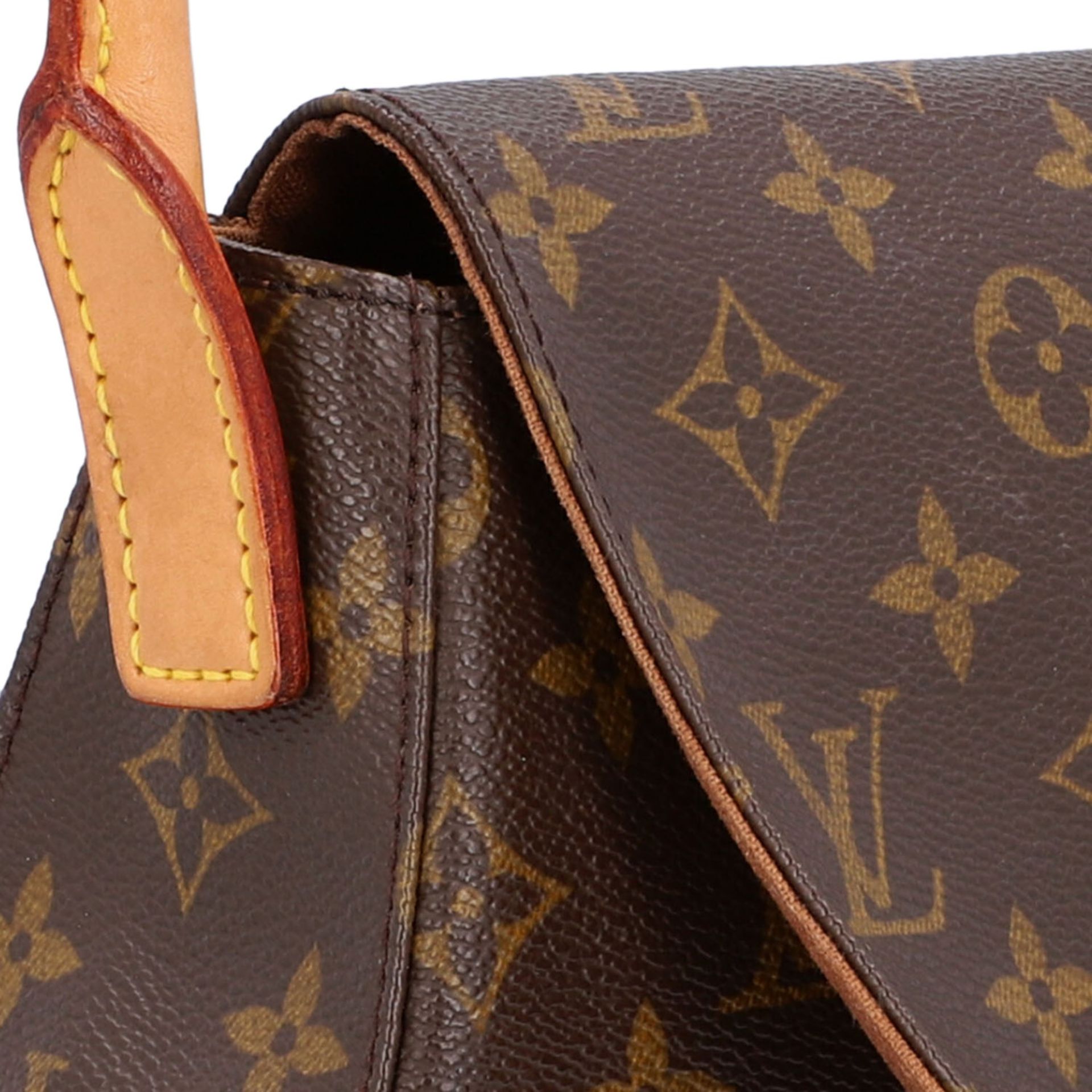 LOUIS VUITTON Schultertasche "MINI LOOPING", Koll. 2002.Monogram Canvas Serie, Schulterriemen aus - Bild 5 aus 8