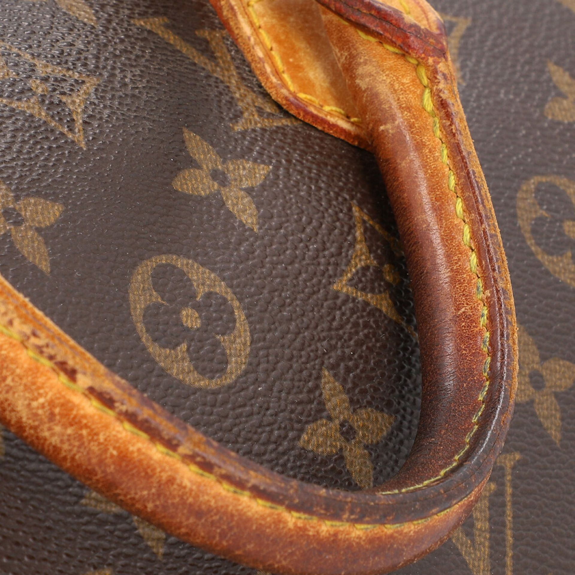 LOUIS VUITTON VINTAGE Konvolut.Handtasche "SPEEDY 35", Koll. 1987, akt. NP.: 815,-€ mit Clutch aus - Bild 5 aus 10