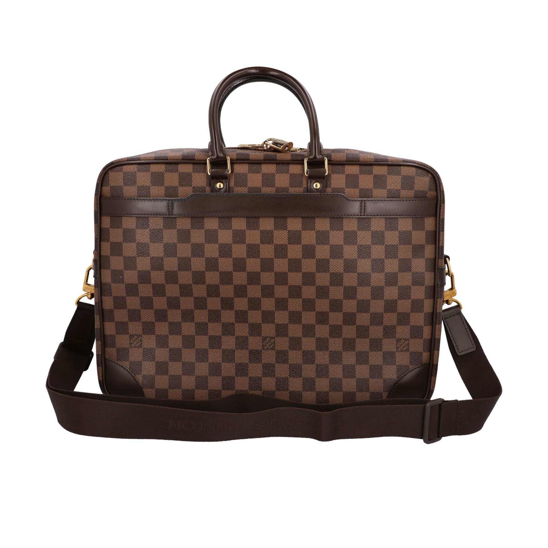 LOUIS VUITTON Messenger Bag "I CARE", Koll. 2011.Akt. NP.: 1.790,-€. Damier Ebene Serie mit - Bild 4 aus 8