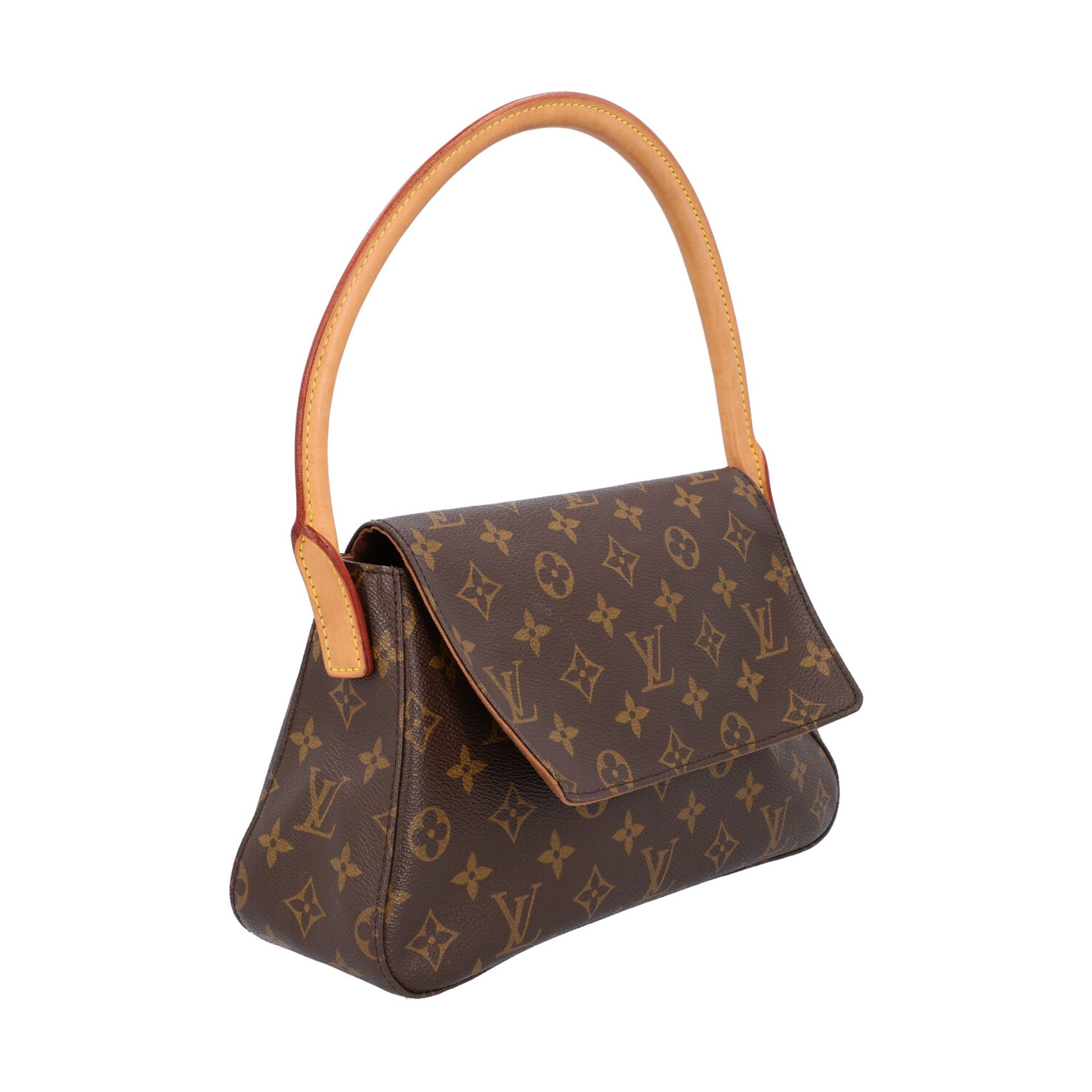 LOUIS VUITTON Schultertasche "MINI LOOPING", Koll. 2002.Monogram Canvas Serie, Schulterriemen aus - Bild 2 aus 8