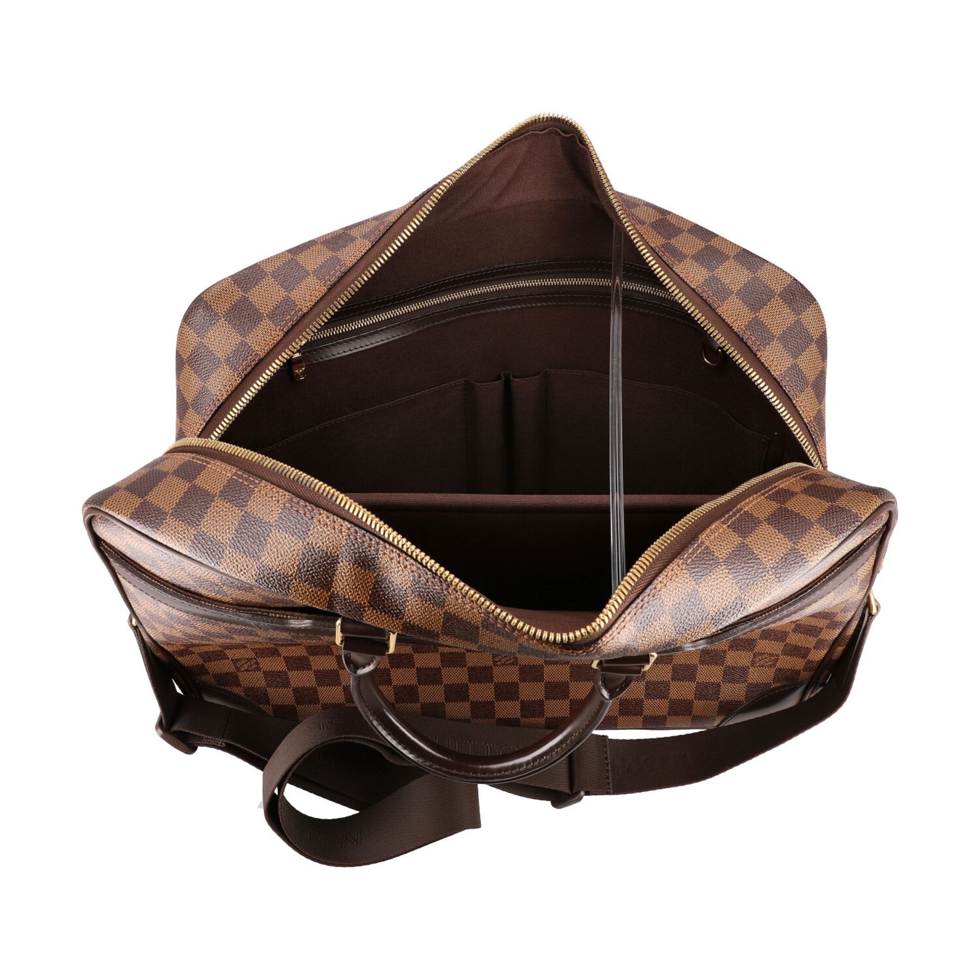 LOUIS VUITTON Messenger Bag "I CARE", Koll. 2011.Akt. NP.: 1.790,-€. Damier Ebene Serie mit - Bild 8 aus 8