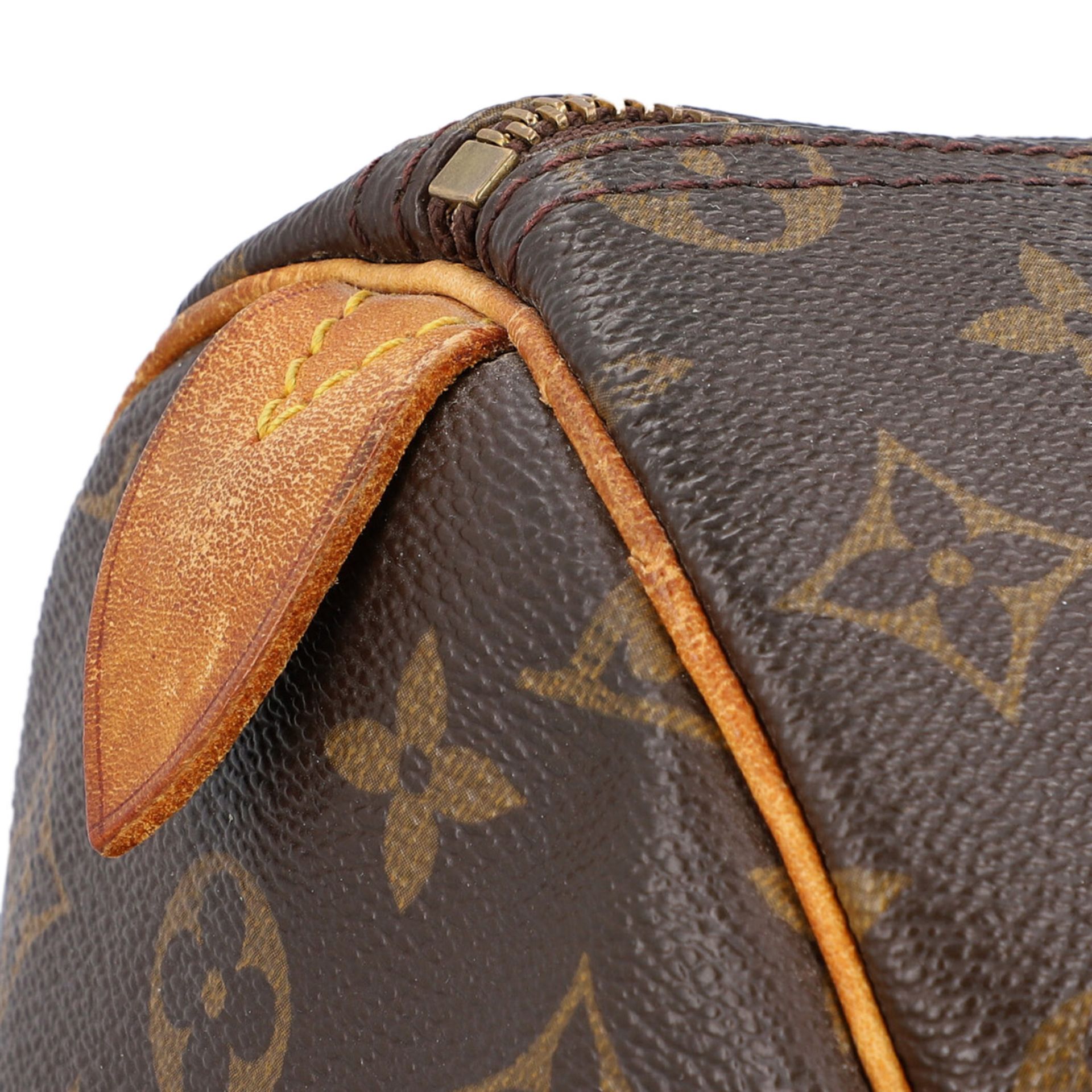 LOUIS VUITTON VINTAGE Konvolut.Handtasche "SPEEDY 35", Koll. 1987, akt. NP.: 815,-€ mit Clutch aus - Bild 6 aus 10