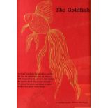 'The Gold Fish', Poem by Edward Lucie-Smith, image by Gillian Harrington, signed by the artist and