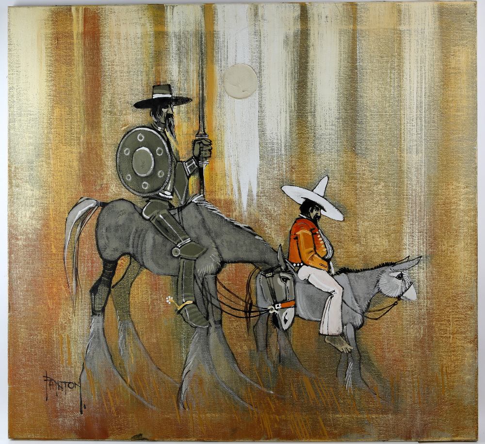 Colin F. Paynton (1946), Don Quioxte, acrylic on canvas, 85 cm x 90 cm. - Image 2 of 3