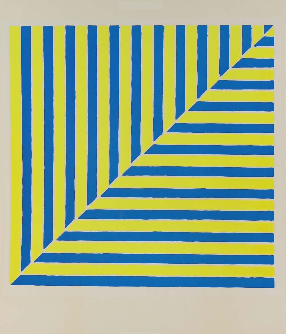 Frank Stella (American, b.1936). Untitled (Rabat). Colour screenprint, published by The Wadsworth