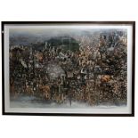 Julio Brujis. Large New York 360 degrees, limited edition photographic print. Signed and marked AP