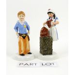Eleven Royal Doulton 'Childhood Days' series figures to include 2x HN2964, HN2959, HN2967, HN2966,