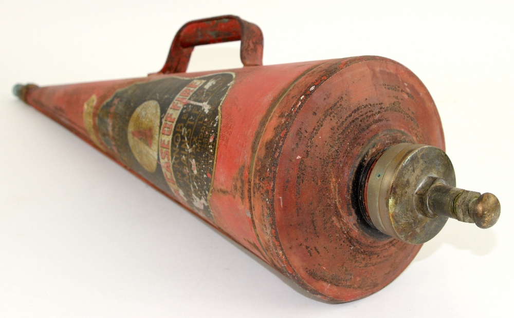 A mid 20th century Minimax conical fire extinguisher.. - Image 3 of 4