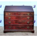 Mahogany fall front bureau..