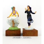 Two boxed Royal Doulton limited edition Dancers of the World series figures 'West Indian Dancer' (