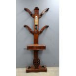 19th Century mahogany stick stand .