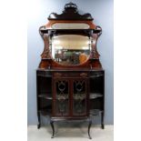 A Victorian mahogany parlour cabinet..