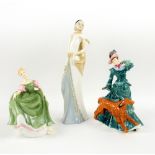 Three boxed Royal Doulton figures to include Reflections 'Charisma' (HN3090), Michele (HN2234)