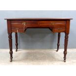 Mahogany knee hole desk..