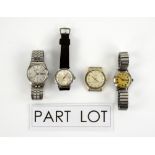 Two gentleman's Seiko wristwatches and five other watches (7).