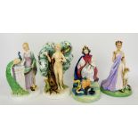 Four boxed Royal Doulton limited edition 'Les Femmes Fatales' series figures to include Eve (