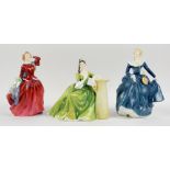 Seven boxed Royal Doulton figures to include Fragrance (HN2334), Victoria (HN2471), Elaine (HN2791),