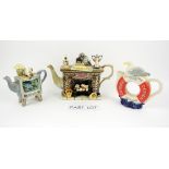 Six Cardew Designs novelty teapots. (6).