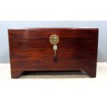 20th century camphor wood chest.. 60cm high 105cm long 55cm deep