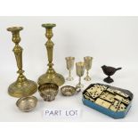 Quantity of silver plate and other metalware.