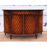 Demi lune sideboard .