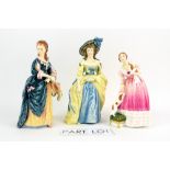 Five boxed Royal Doulton limited edition figures to include Isabella Countess of Sefton (HN3010),