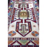 Afghan style carpet..