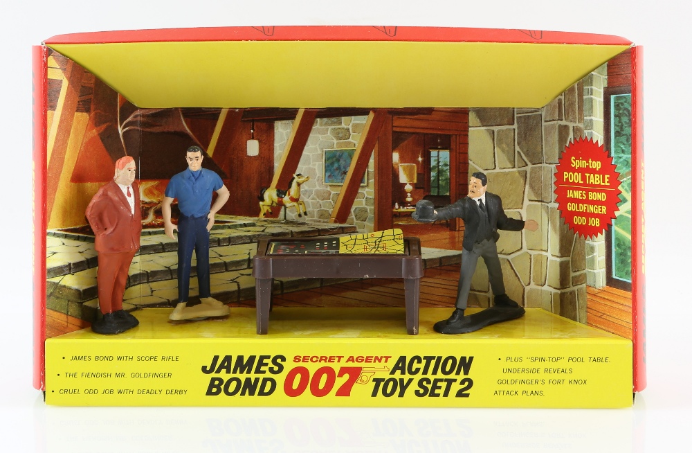 James Bond 007 - Gilbert Action Toy Set 2 from 1965, 16562, boxed..