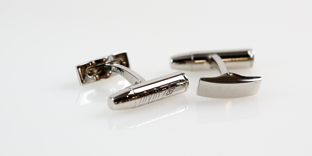 James Bond - S.T. Dupont, Paris, pair of James Bond 007 cufflinks, each in the form of a bullet with - Image 6 of 6