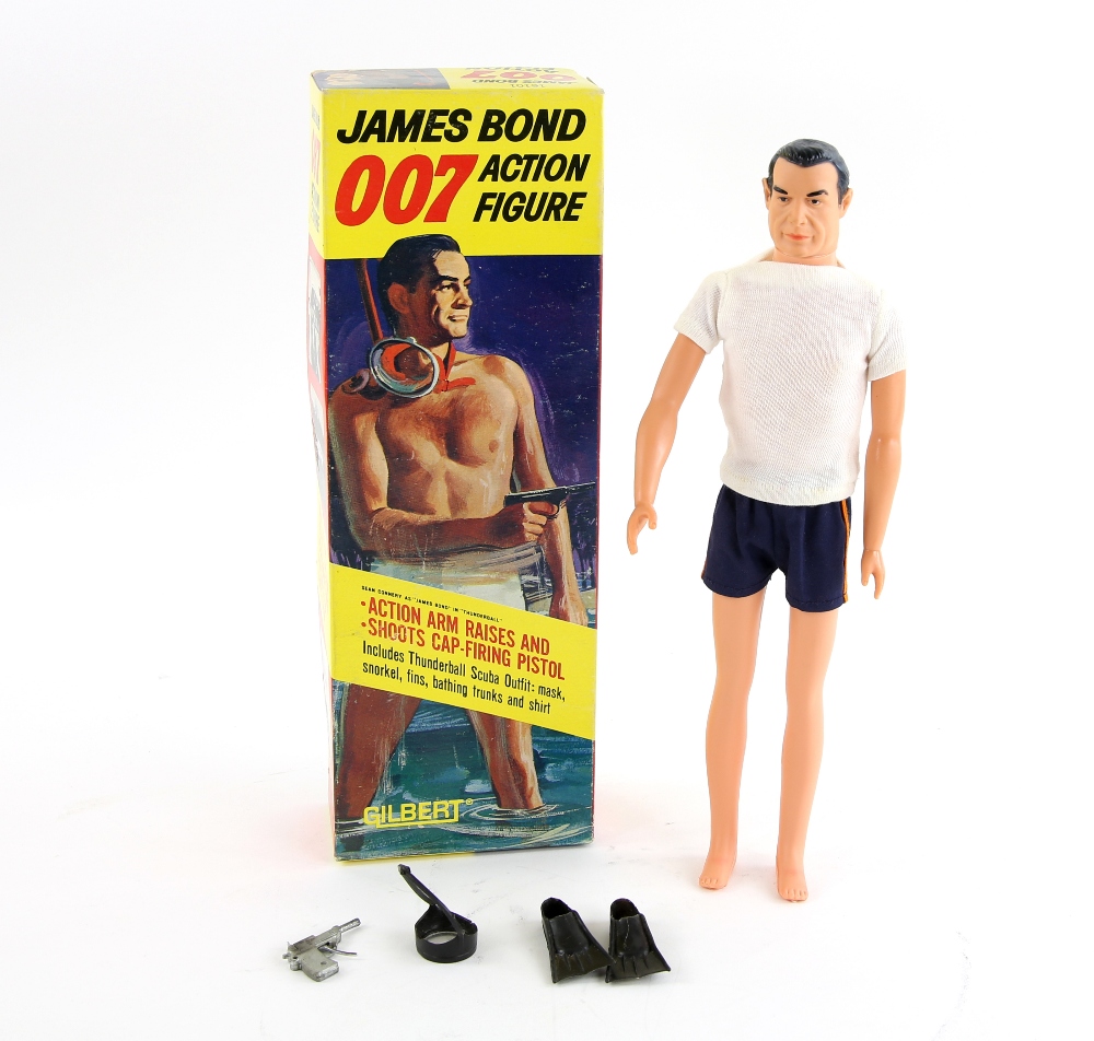 James Bond 007 - Gilbert Action Figure Sean Connery in Thunderball, 16101, boxed with accessories,