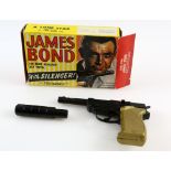 James Bond 007 - Lone Star Die Cast 100 Shot Repeater Cap Pistol with silencer, boxed..