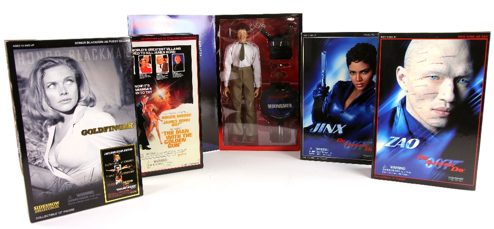 James Bond - Sideshow Collectibles - Four Collectible 12 inch figures of Christopher Lee as