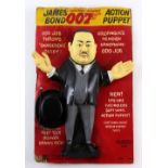 James Bond 007 - Gilbert Oddjob Action Puppet from 1965, 16602, Original card, 13 inches approx..