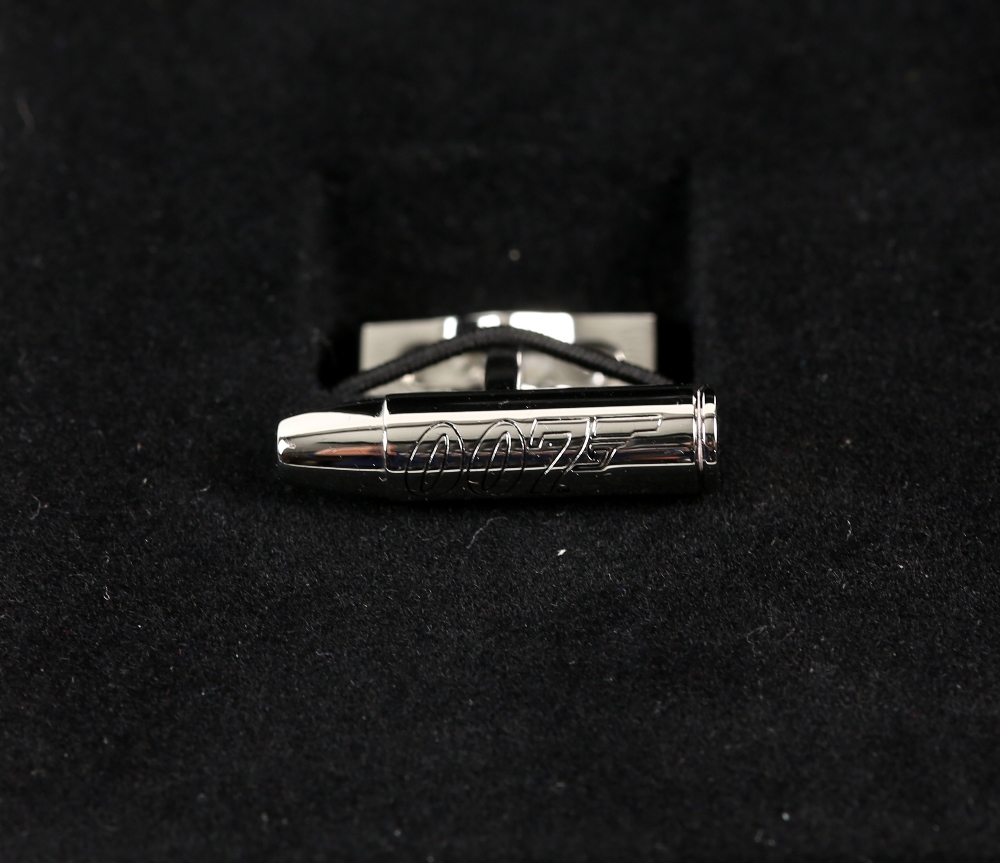 James Bond - S.T. Dupont, Paris, pair of James Bond 007 cufflinks, each in the form of a bullet with - Image 2 of 6