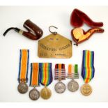 To 5213 Pte. F. Andrews. Grenadier Guards, Victorian South Africa medal with 5 clasps, Belfast,