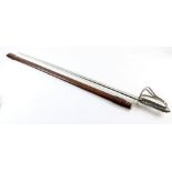 Wilkinson Sword Royal Artillery officer's dress sword, the blade numbered 68165, with leather