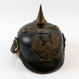 First World War Imperial German / Prussian Pickelhaube uniform helmet, Koenig FR.