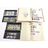 Two stamp albums of World Stamps and some Mint including Great Britain Decimal