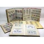 Five Stock books, Sport thematic collection mostly 1964, 1976 Olympic Games un-mounted stamps and