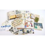 Box file - Stanley Gibbons Fanfare Stamp Album and Improved Special Album together with a small