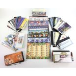 GREAT BRITAIN - small box with Presentation Packs and Mint sets on card up to 2013, also Similer